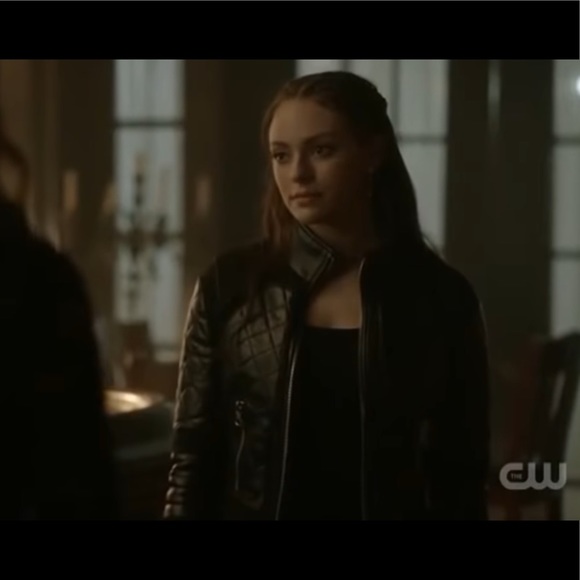 VINTAGE MOTO JACKET - BLANC NOIR - Picture 15 of 16